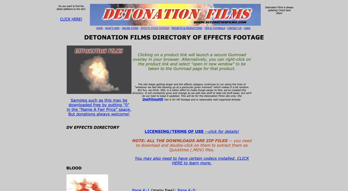 Detonation Films