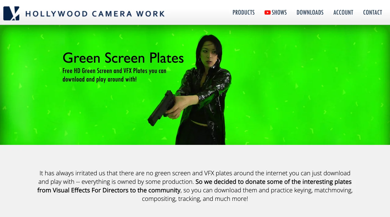 Hollywood Camerawork Greenscreen